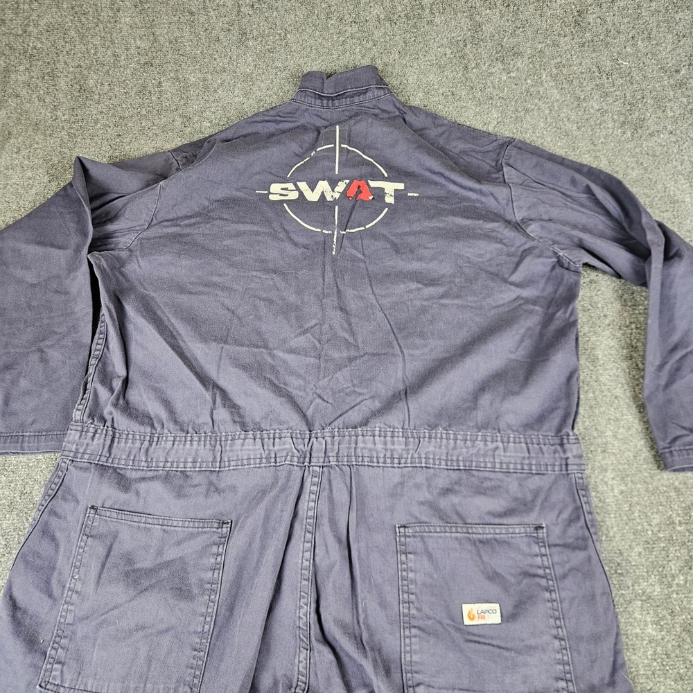 LAPCO FR SWAT Graphic Flame Resistant Coveralls Navy Blue 2XL-REG CV EFR7NY
